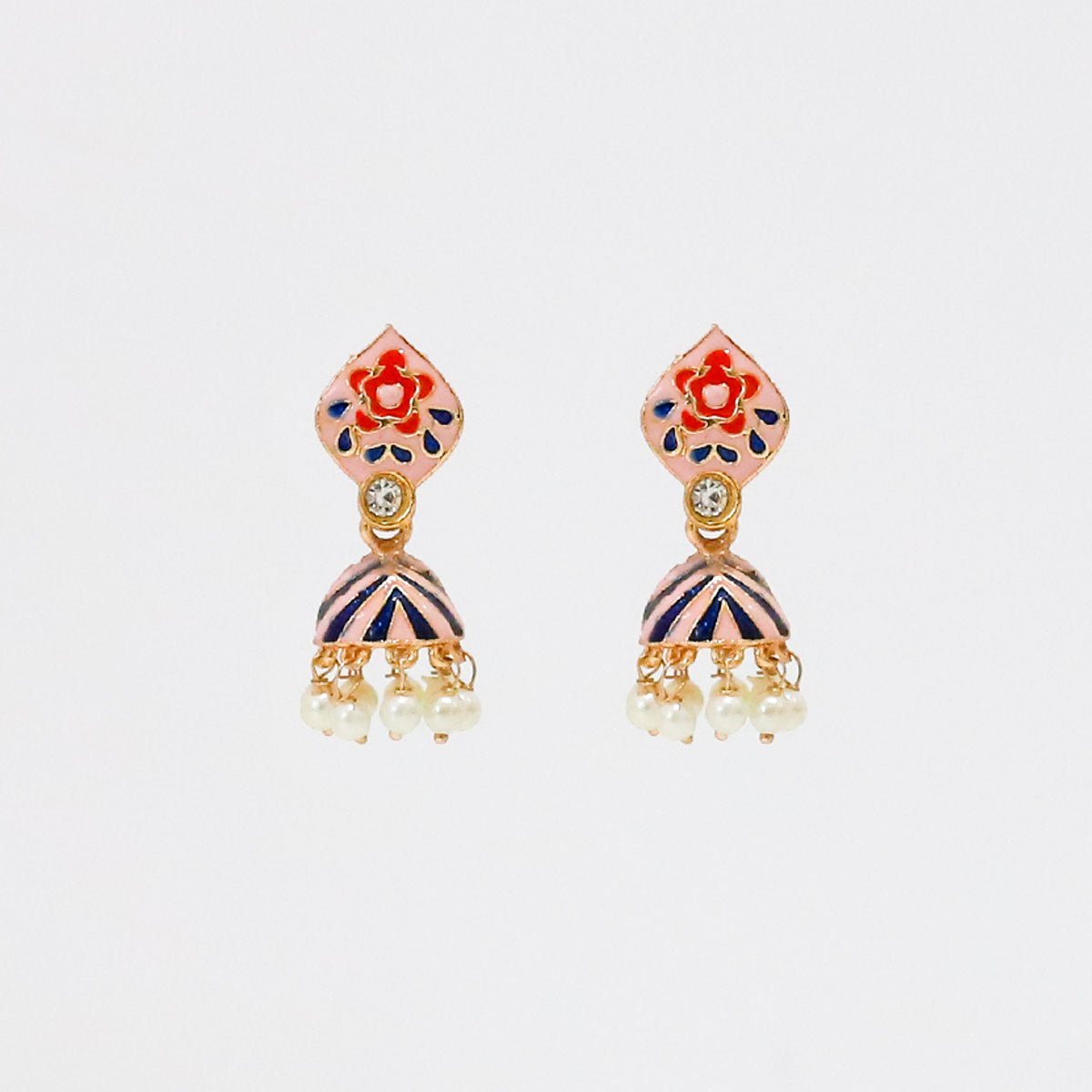 Rosette Charm Earrings