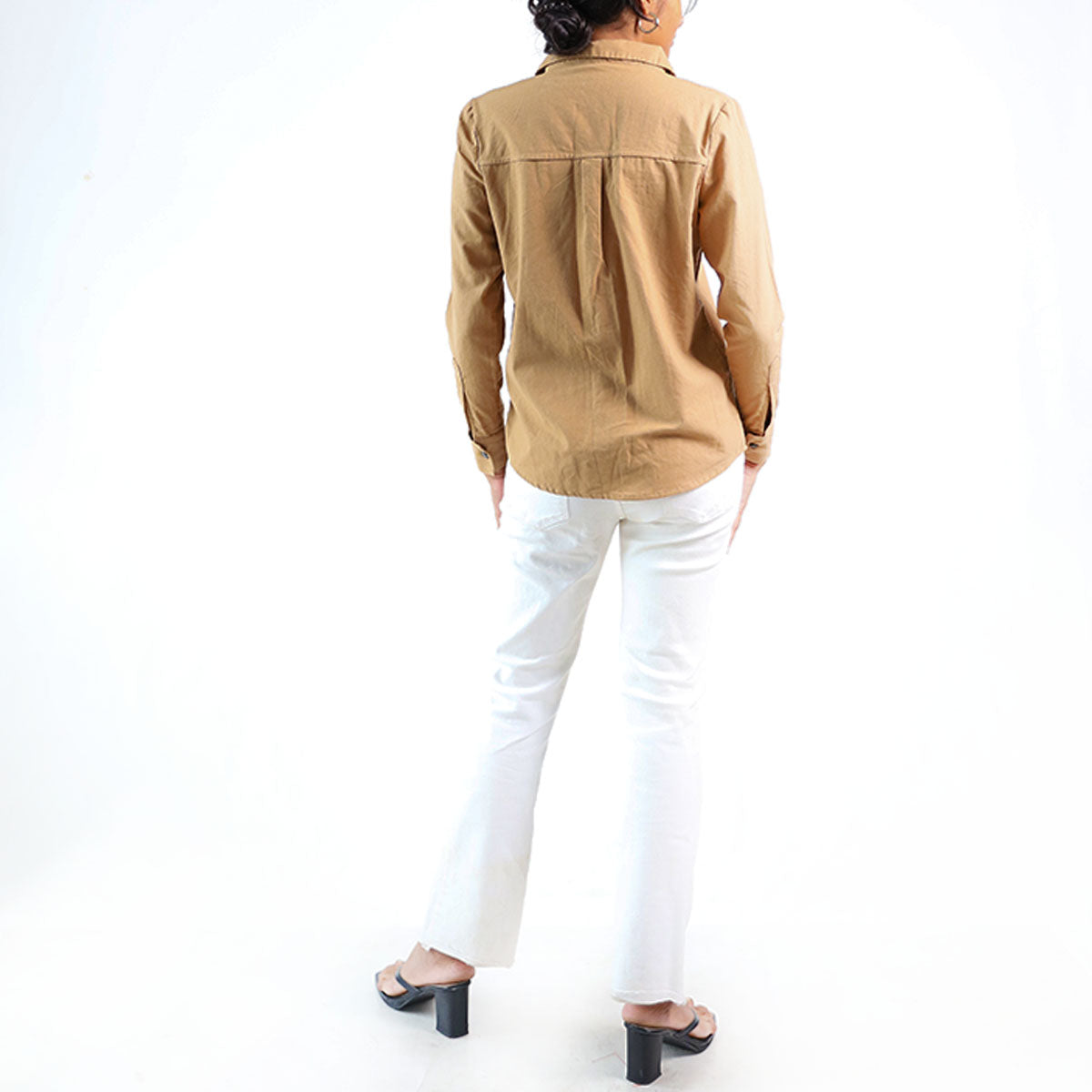 Beige Long Sleeve Shirt