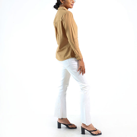 Beige Long Sleeve Shirt
