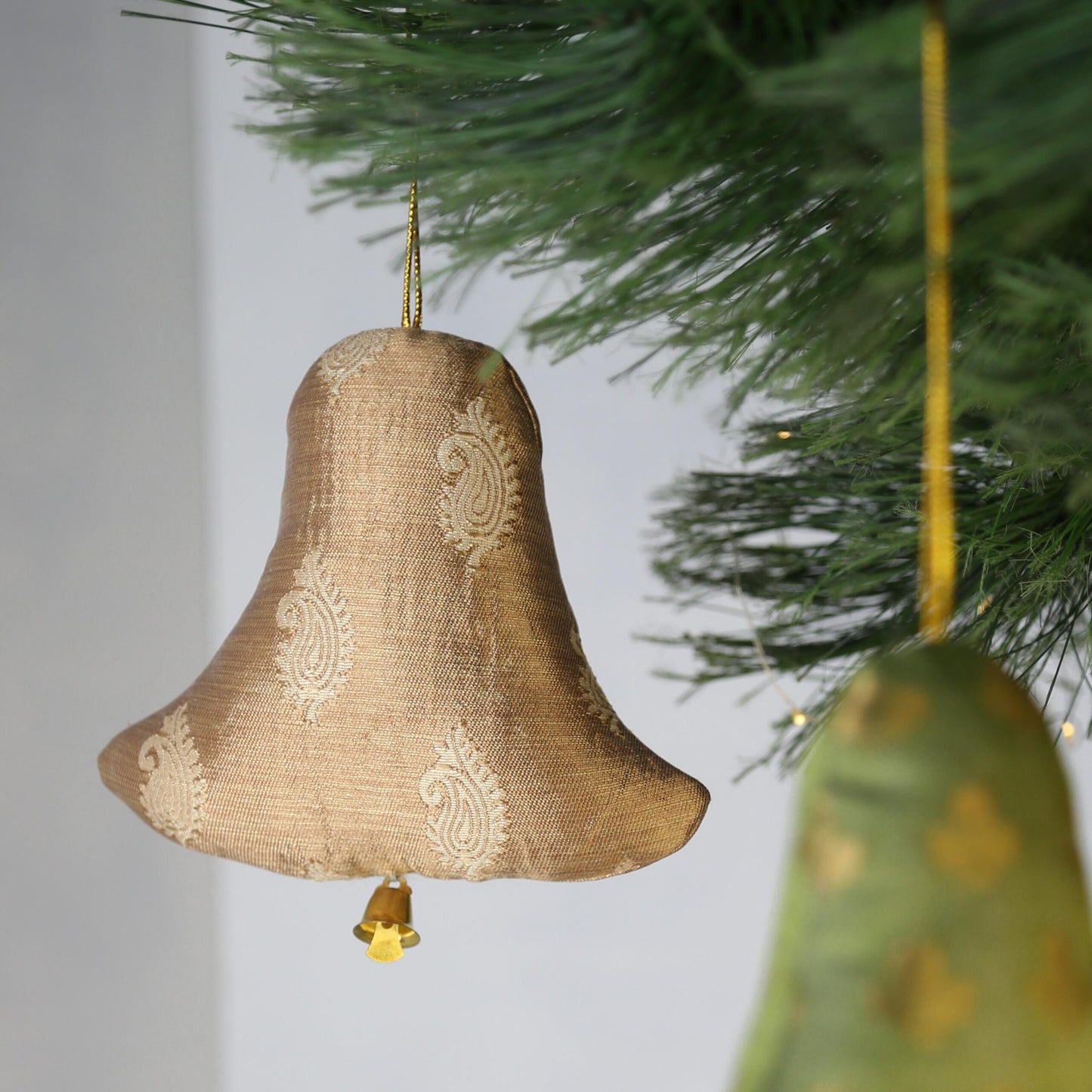 Dull gold Bell Ornament