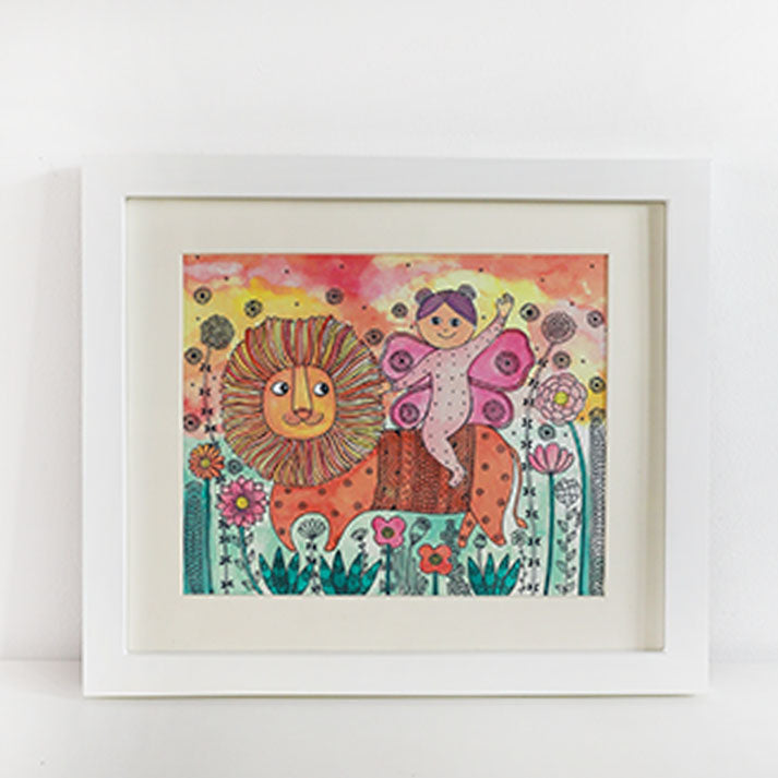 Lionheart Fairy Painting
