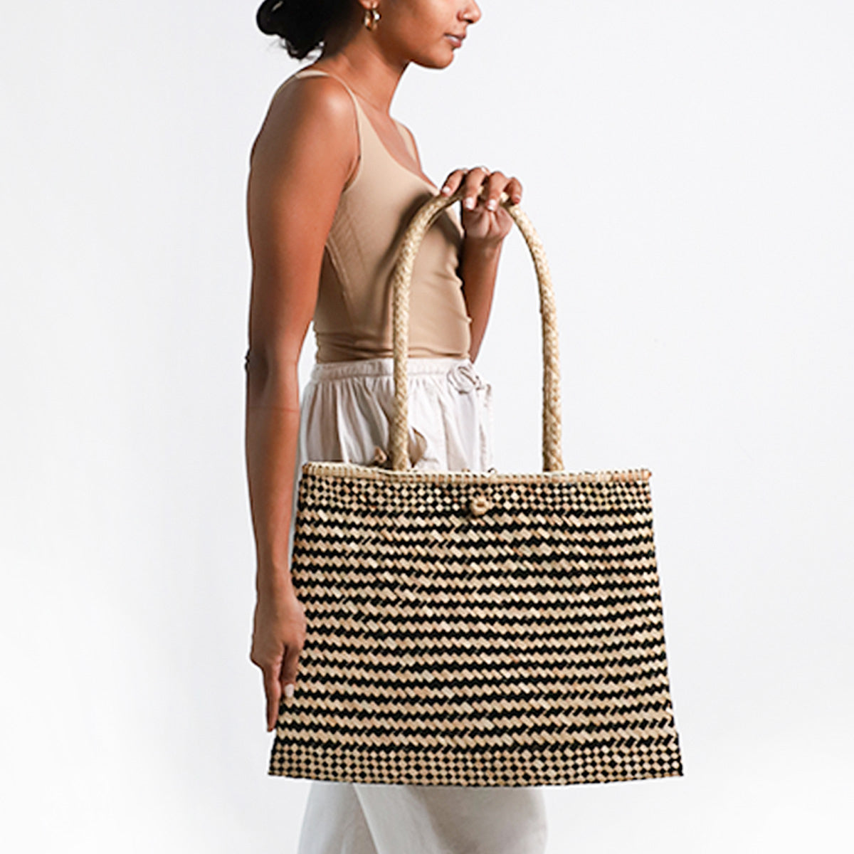 Noir Charm Palmyrah Bag