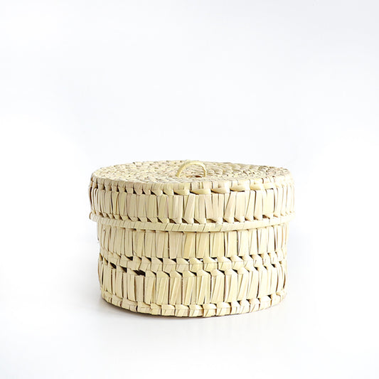 Earthy Charm Palmyrah Storage Basket