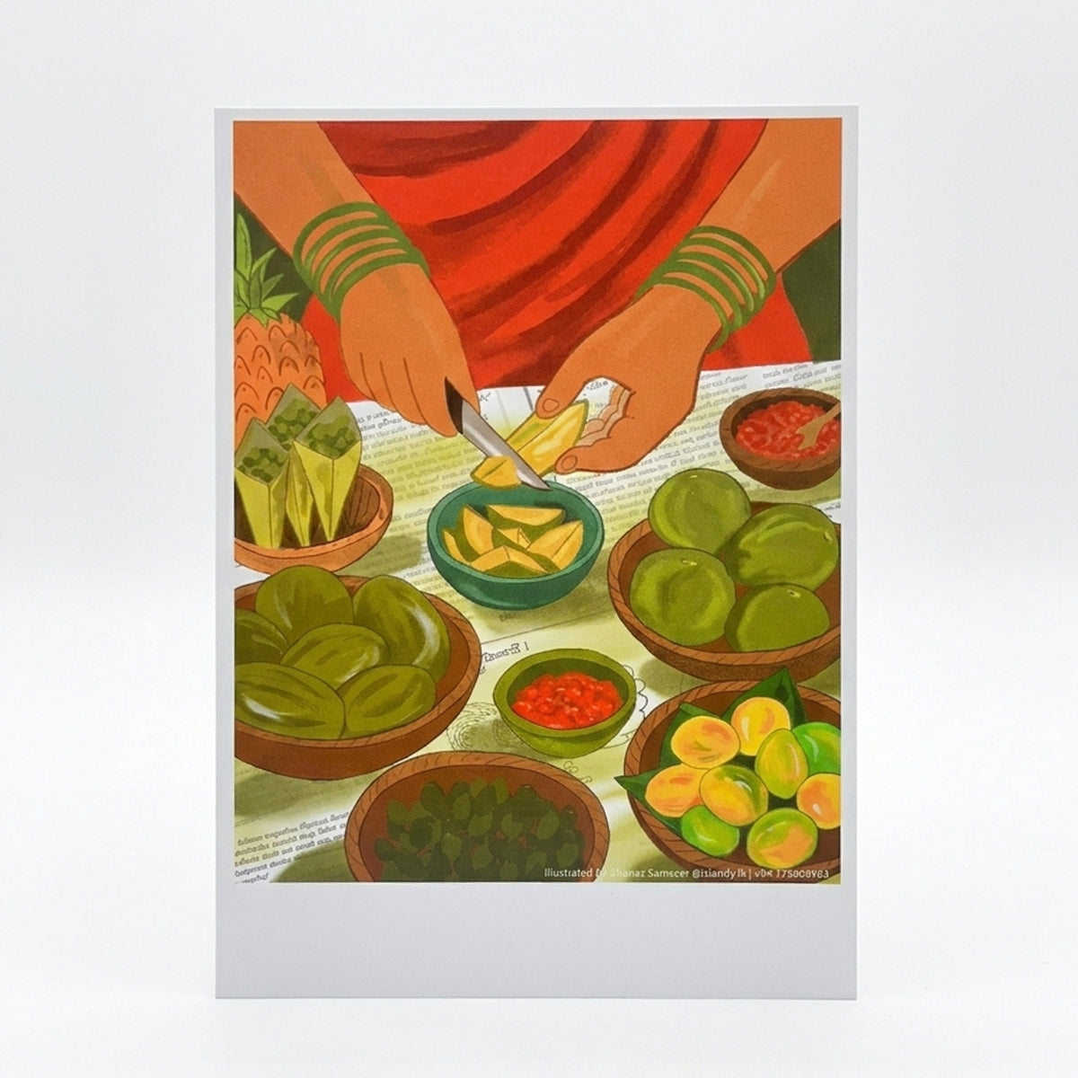 Tropical Treats of Lanka Postcard