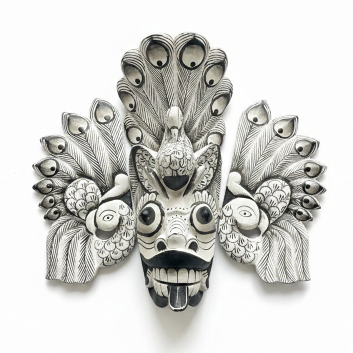 Monochrome Gurulu Raksha Mask