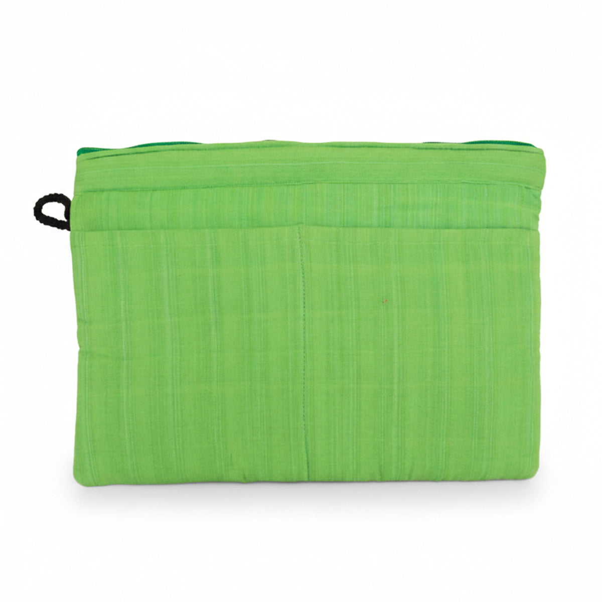 Green Handloom Laptop Case