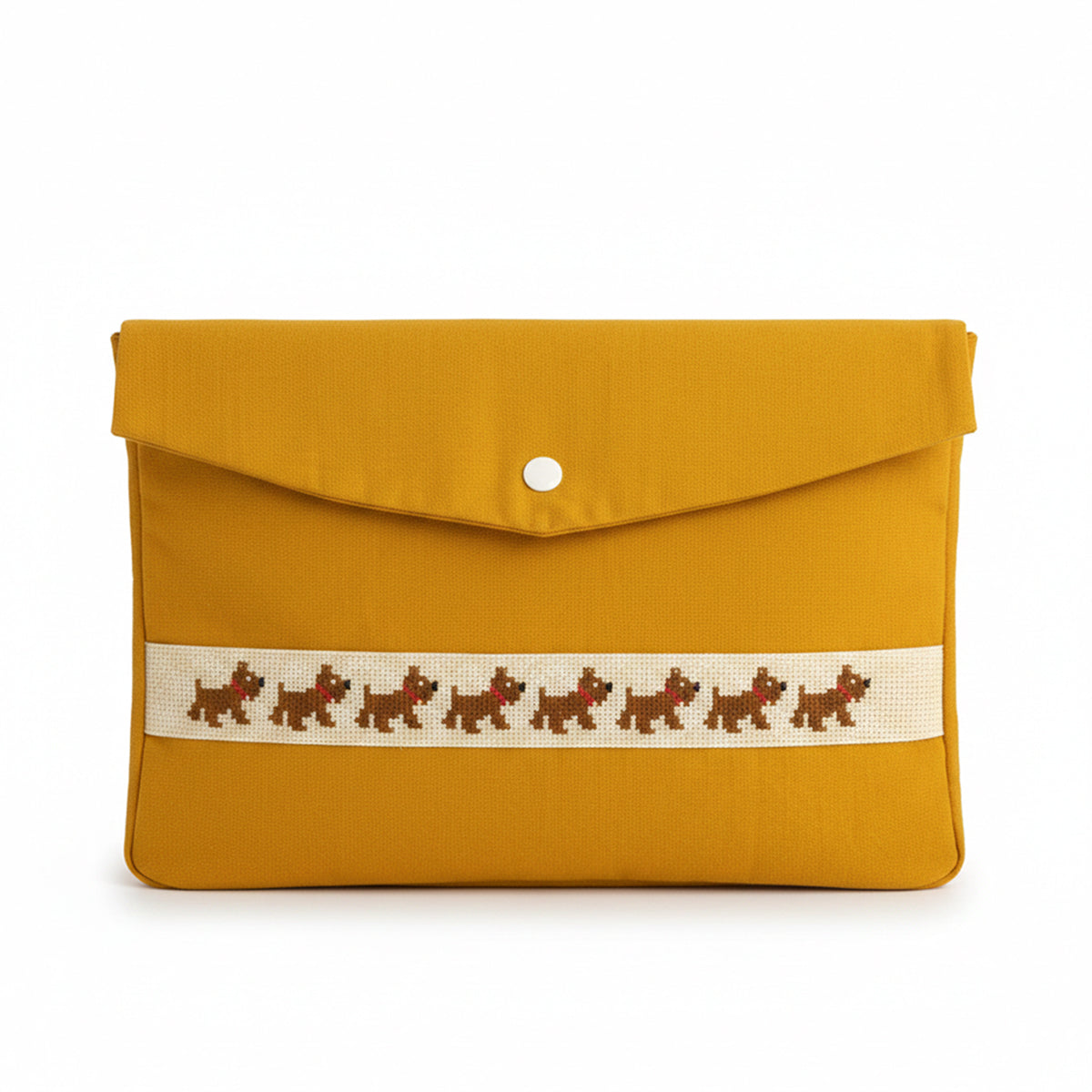 Yellow Dog Handloom Laptop Case