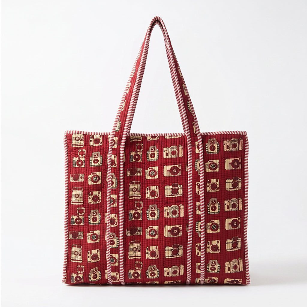 Retro Camera Tote Bag