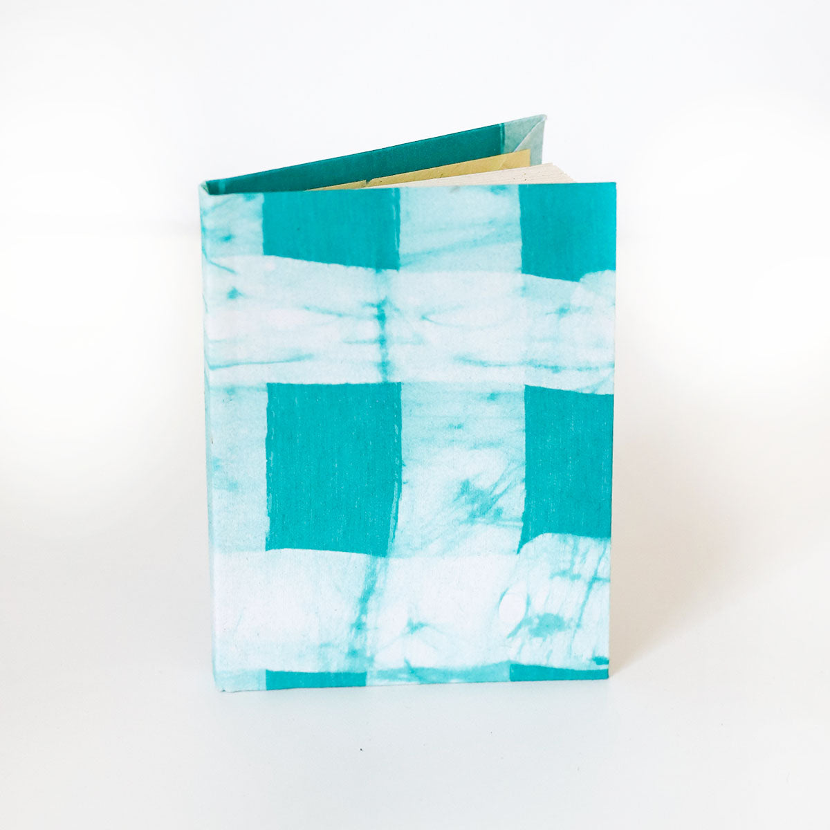 Turquoise Batik Dreams Recycled Notebook