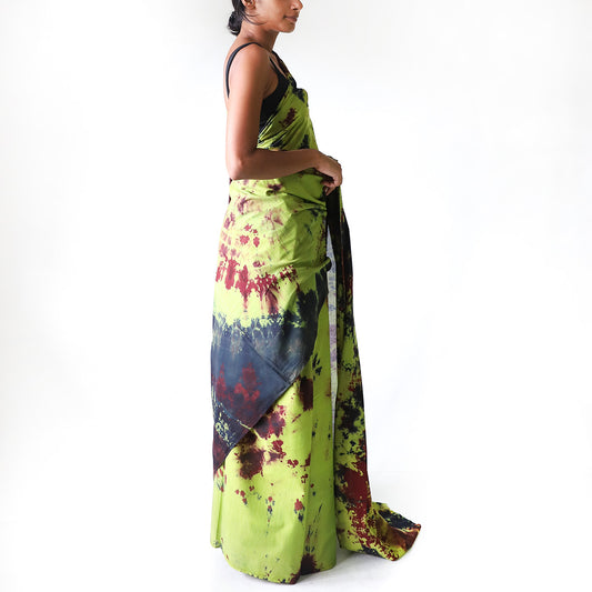 Moth Tie Dye Saree