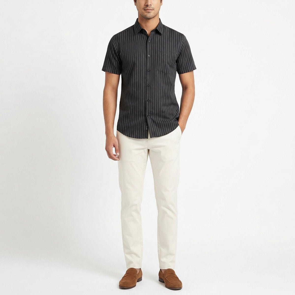Noir Stripe Shirt