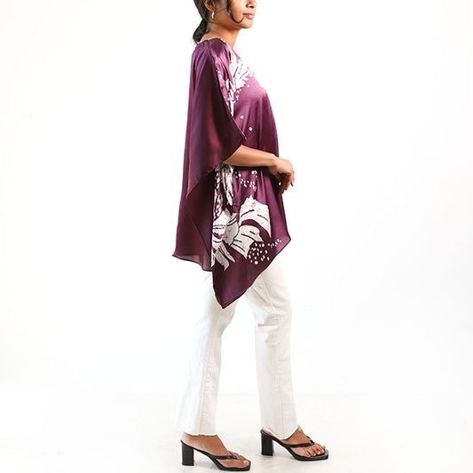 Amethyst Breeze Batik Top