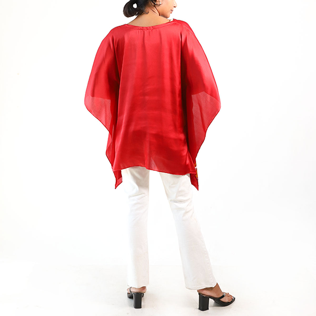 Crimson Charm Batik Top