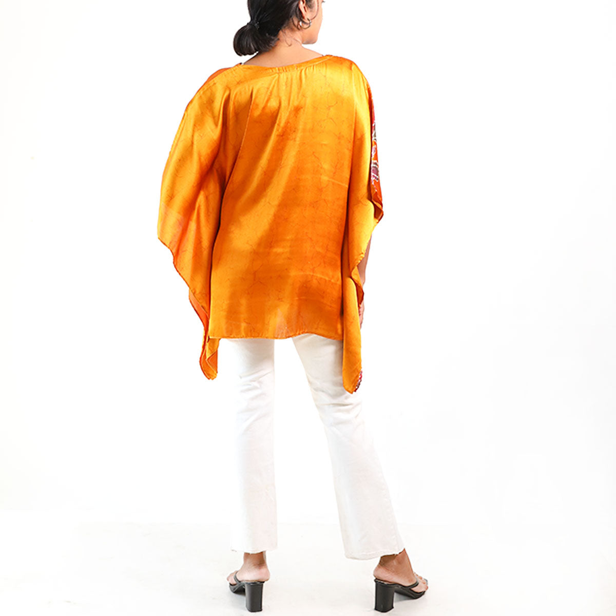 Sunlit Mustard Batik Top