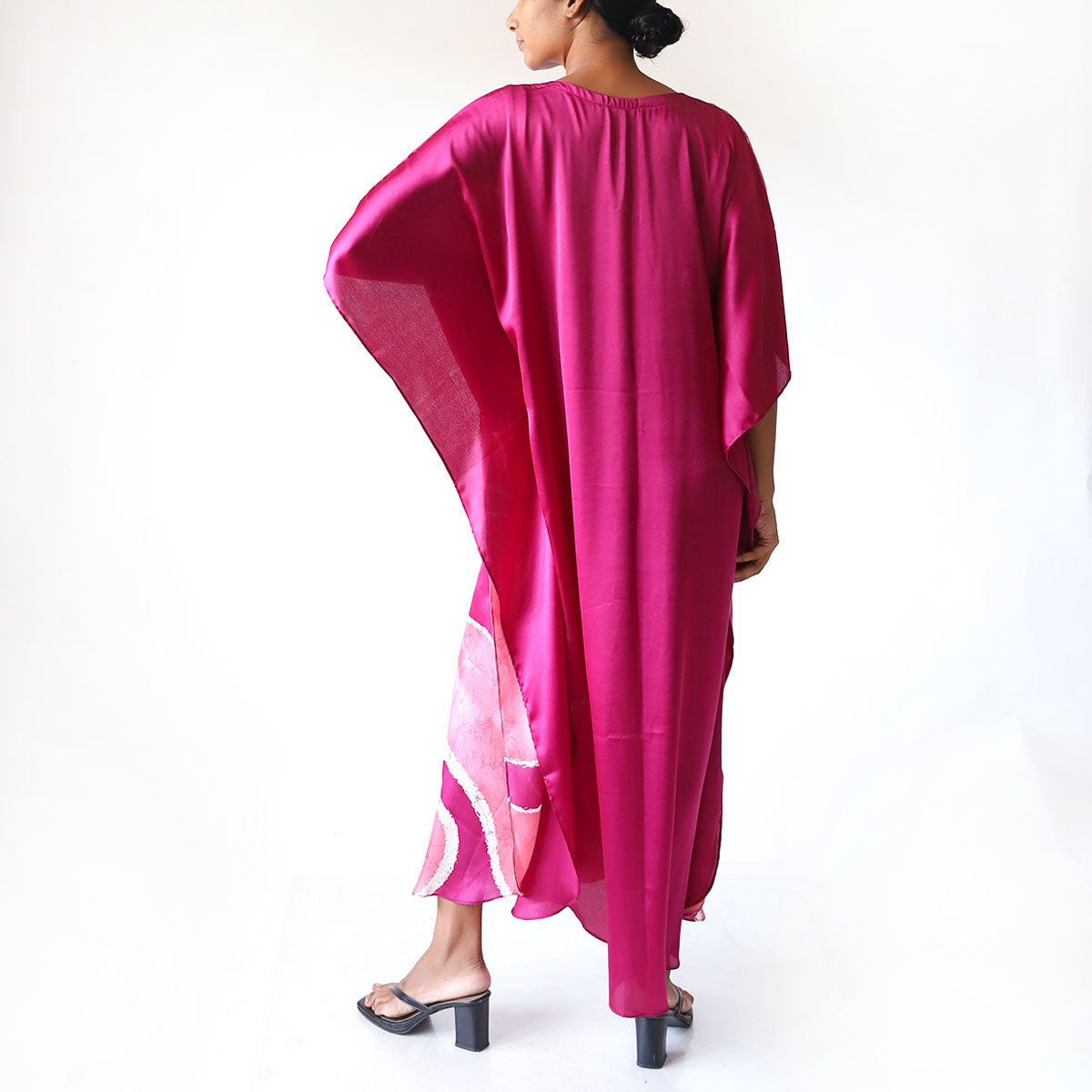 Rosy Glow Batik Kaftan