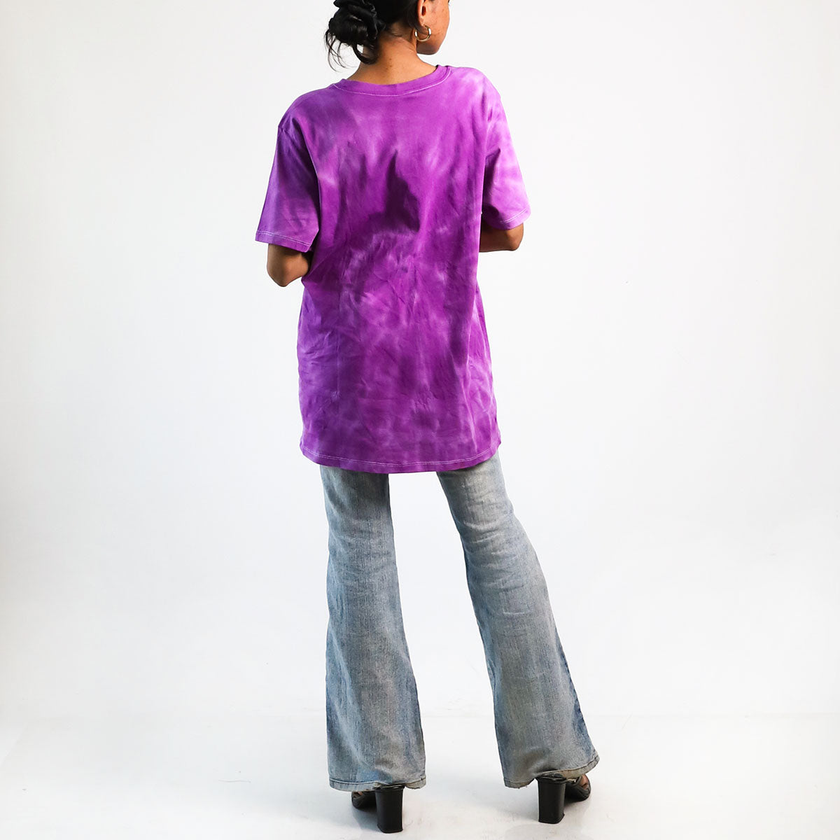 Midnight Magic Oversized Tie-Dye T-shirt