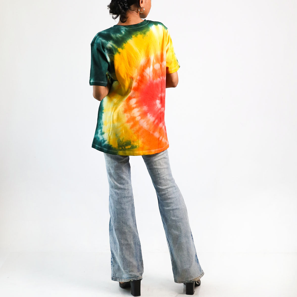 Celestial Splash Oversized Tie-Dye T-shirt