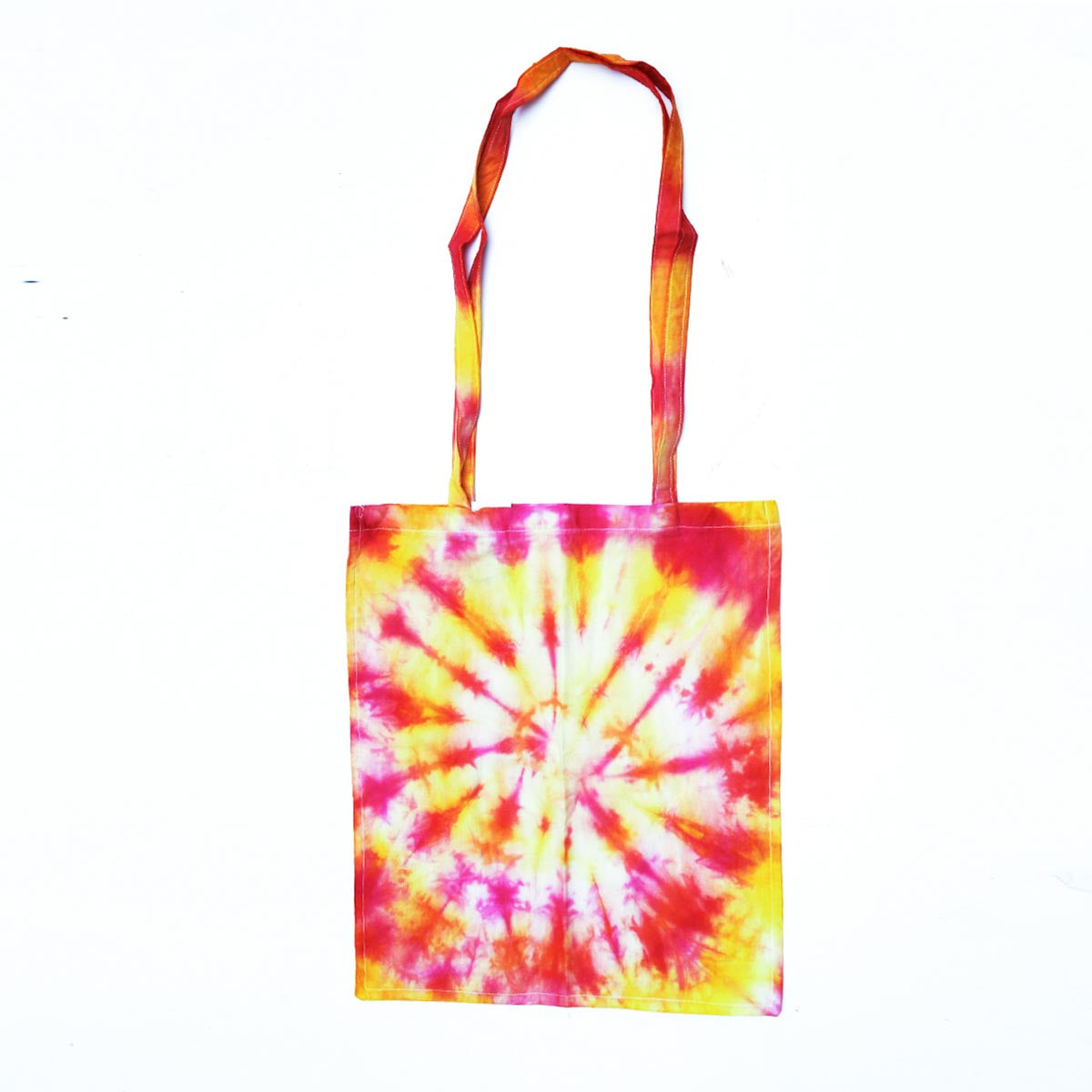 Sunset Hues Batik Tote Bag