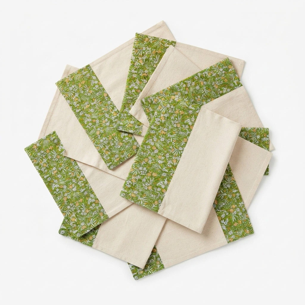 Meadow Green Table Runner Set