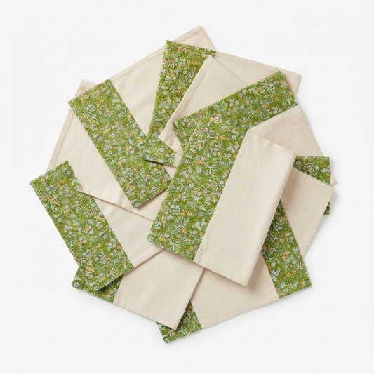 Meadow Green Table Runner Set