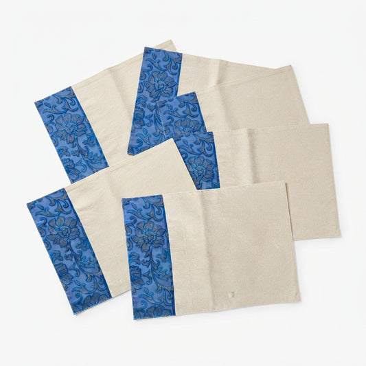 Indigo Paisley Table Runner Set