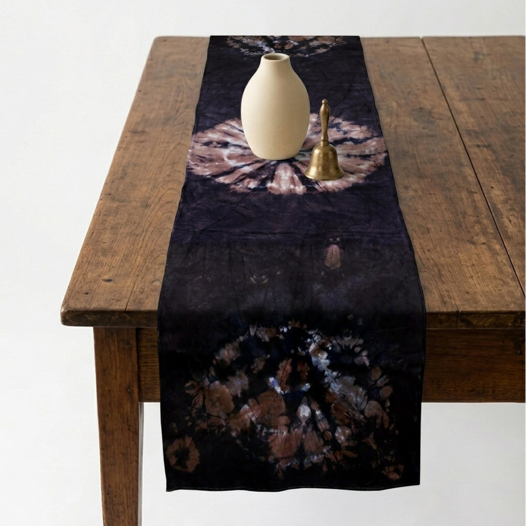 Purple Haze Tie-Dye Table Runner