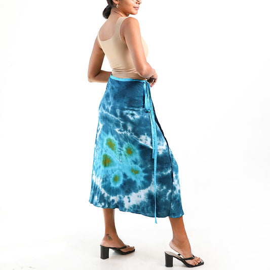 Tropical Twist Wrap Skirt