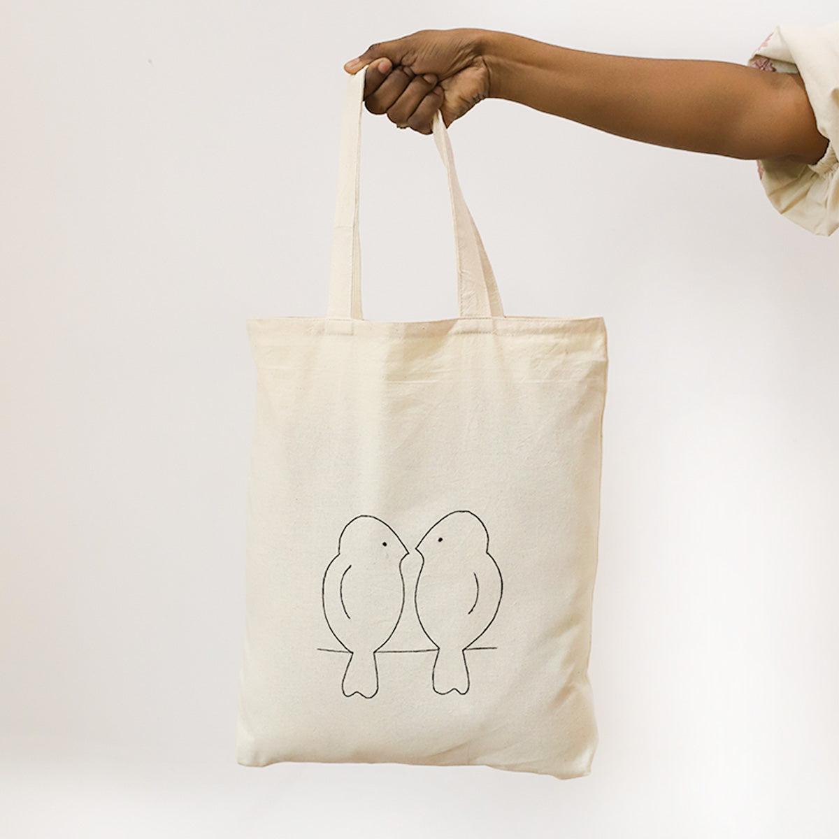 Whimsical Birds Tote Bag