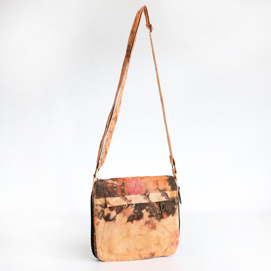 Sunburst Tie-Dye Messenger Bag