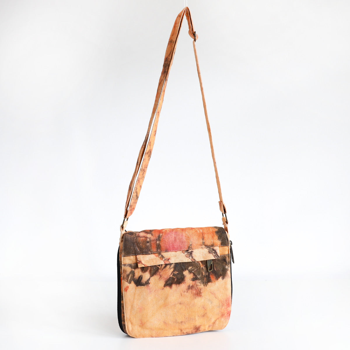 Sunburst Tie-Dye Messenger Bag