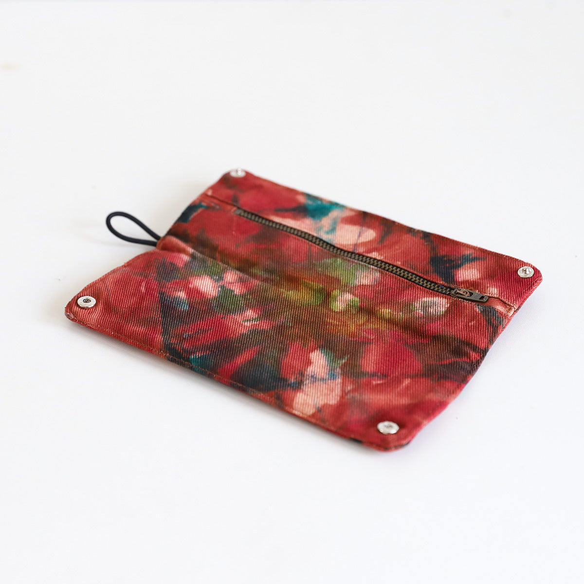 Citrus Glow Tie-Dye Pouch