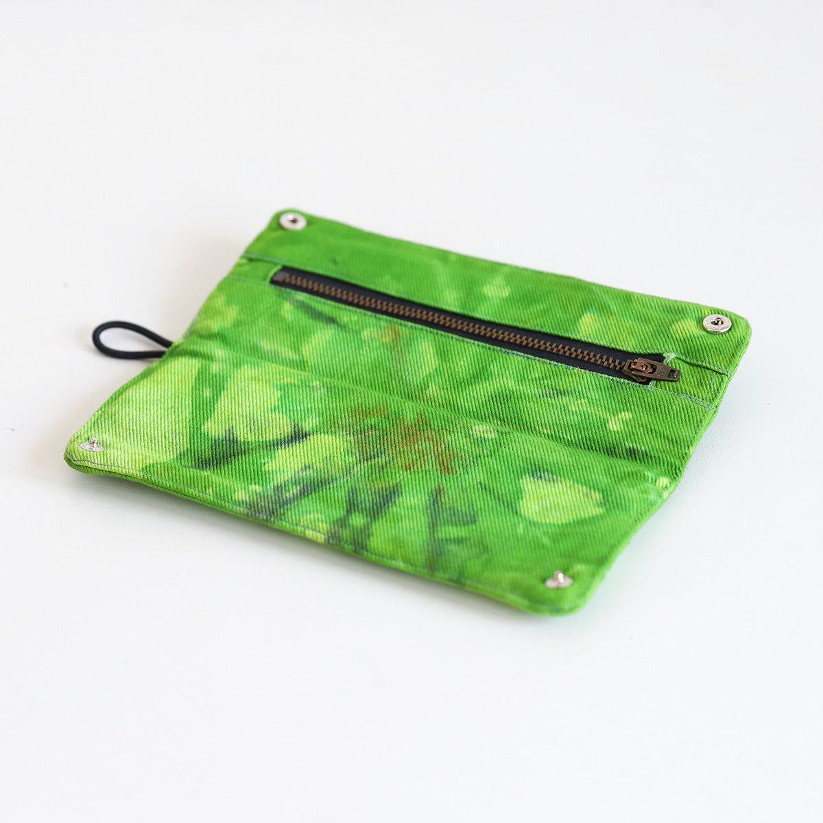 Lime Zest Tie-Dye Pouch