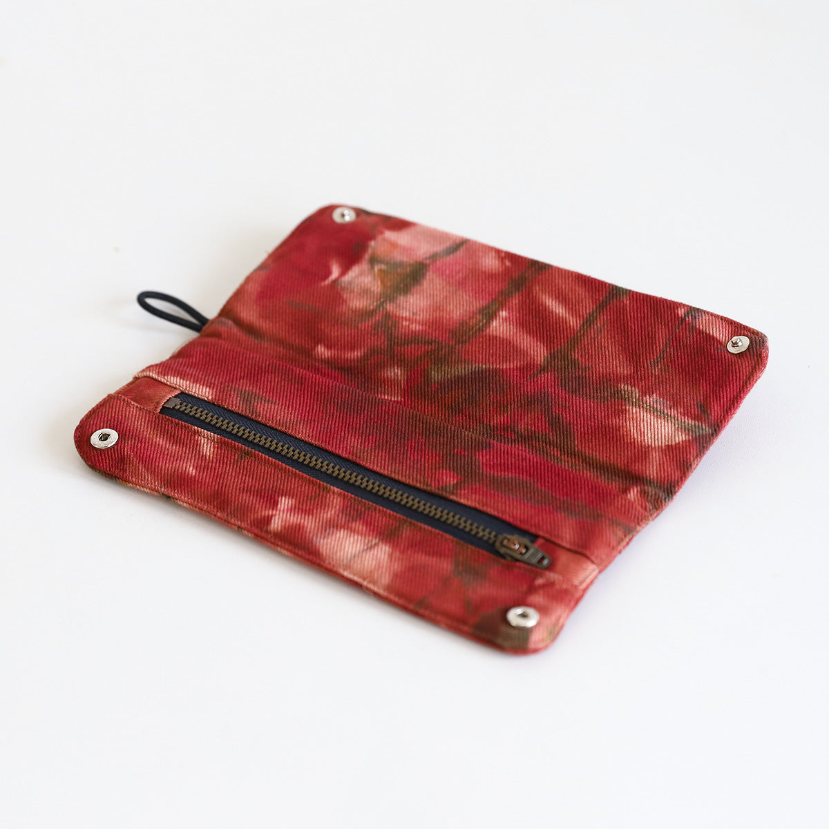 Crimson Pop Tie-Dye Pouch