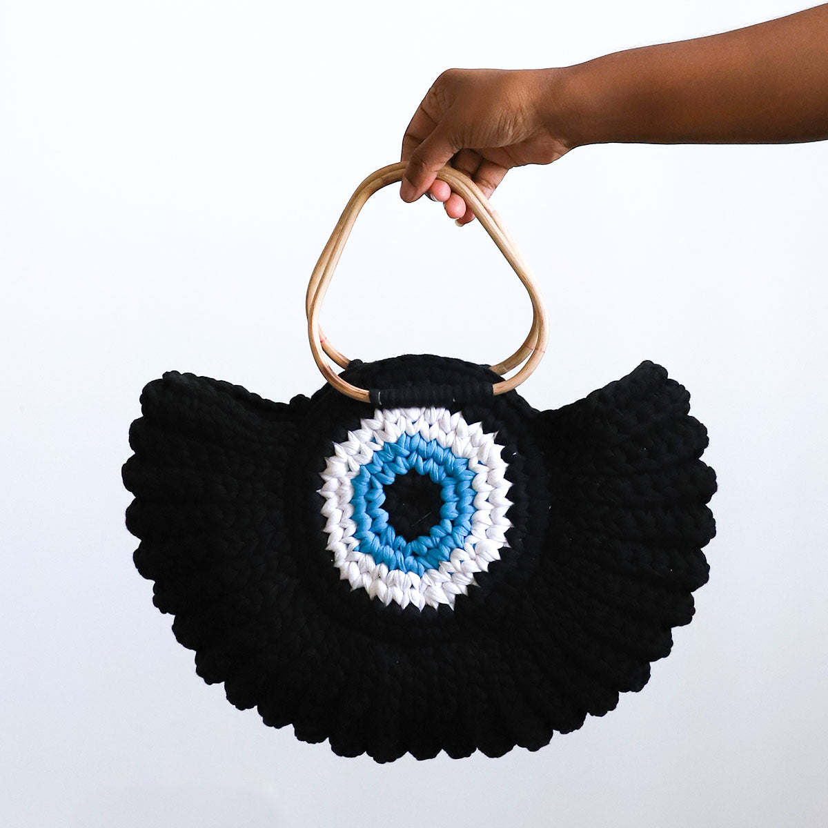Guardian Evil Eye Crochet Bag