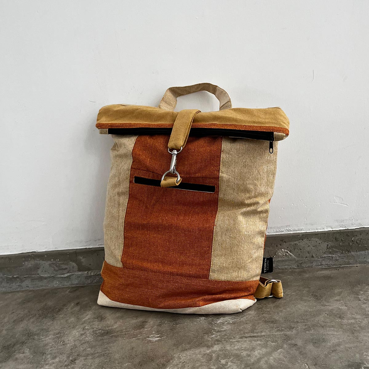 Caramel Handloom Rucksack