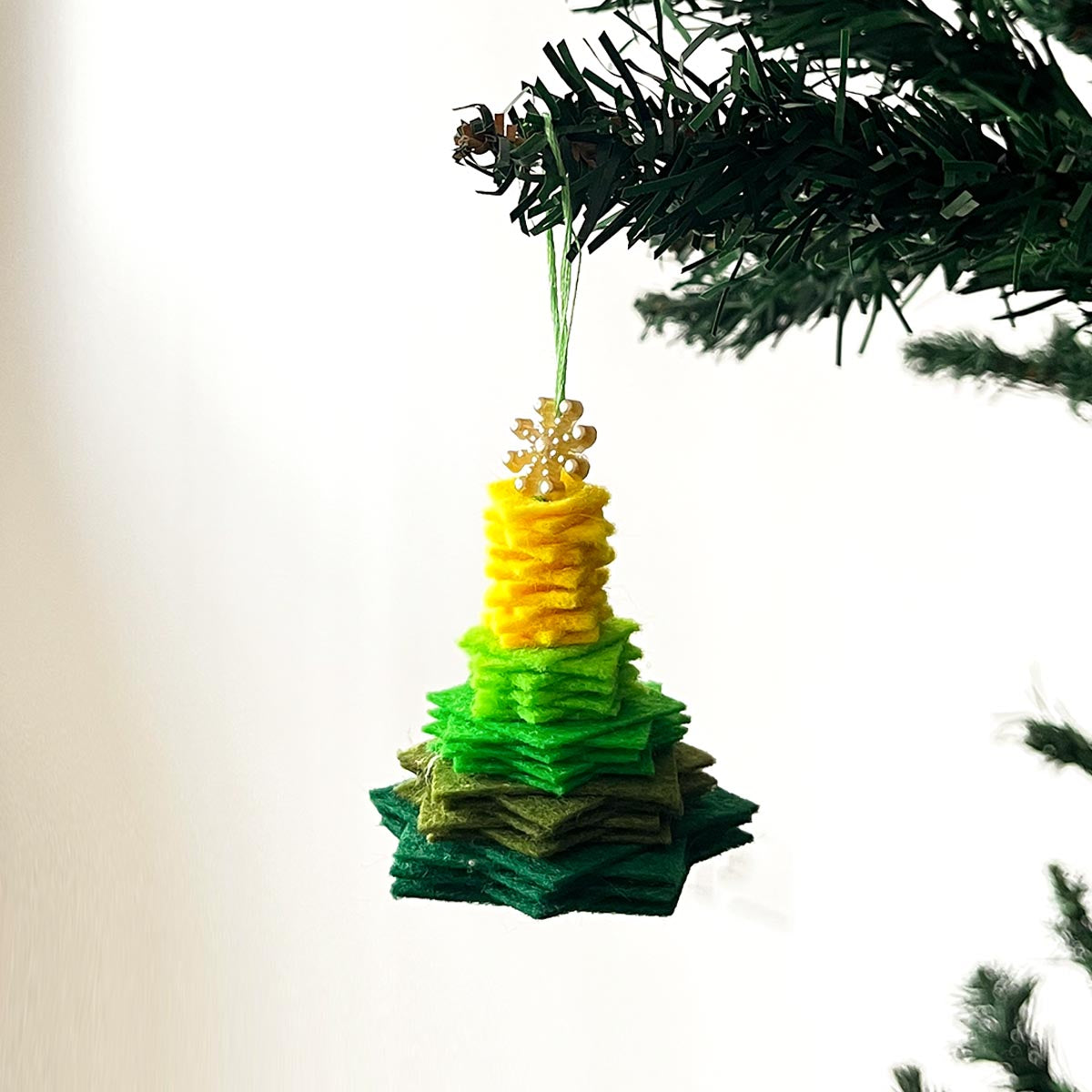 Christmas Green Felt Tree Ornament