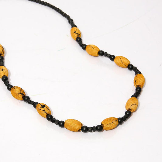 Turmeric Handloom Necklace