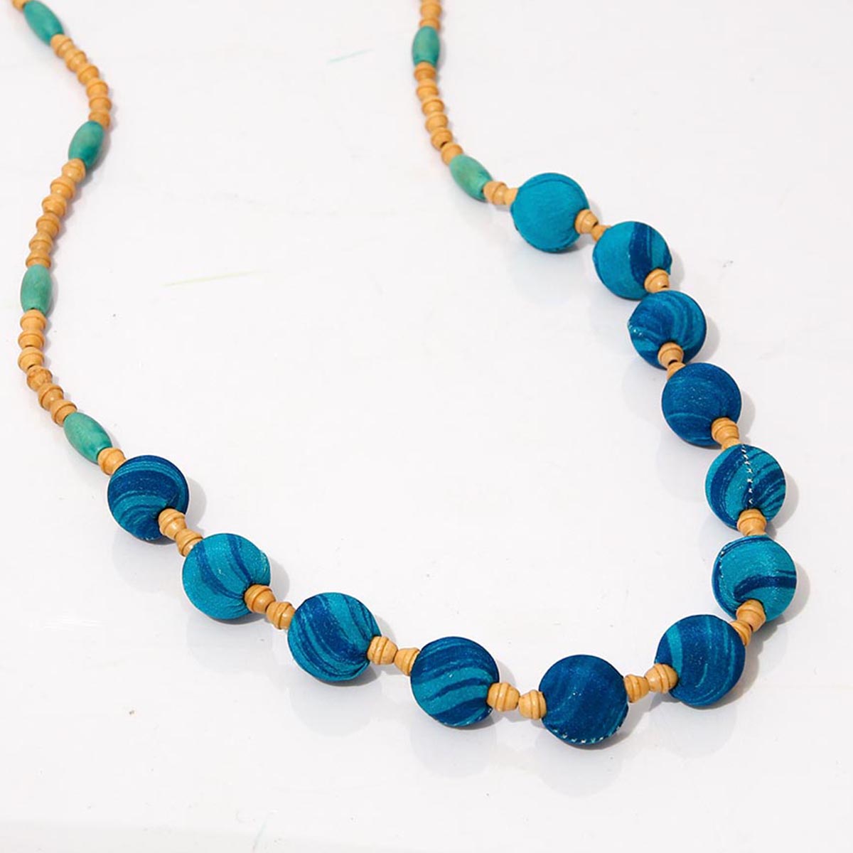 Sapphire Handloom Necklace