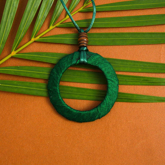 Emerald Handloom Necklace