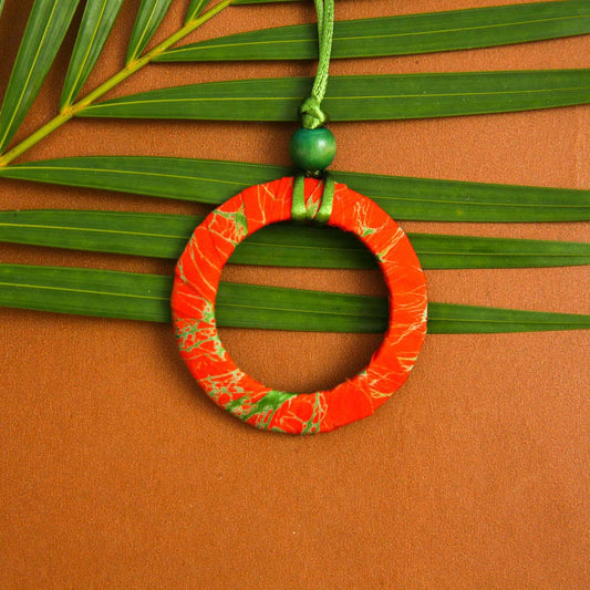 Foliage Batik Necklace