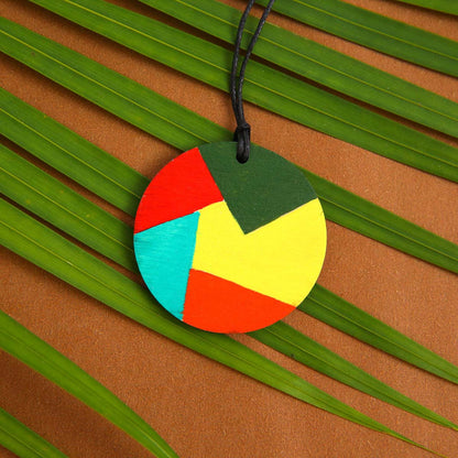 Block Wooden Necklace