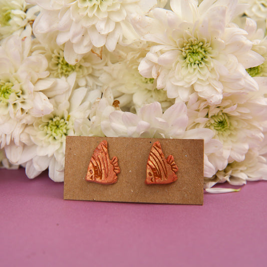 Angel Fish Terracotta Earrings
