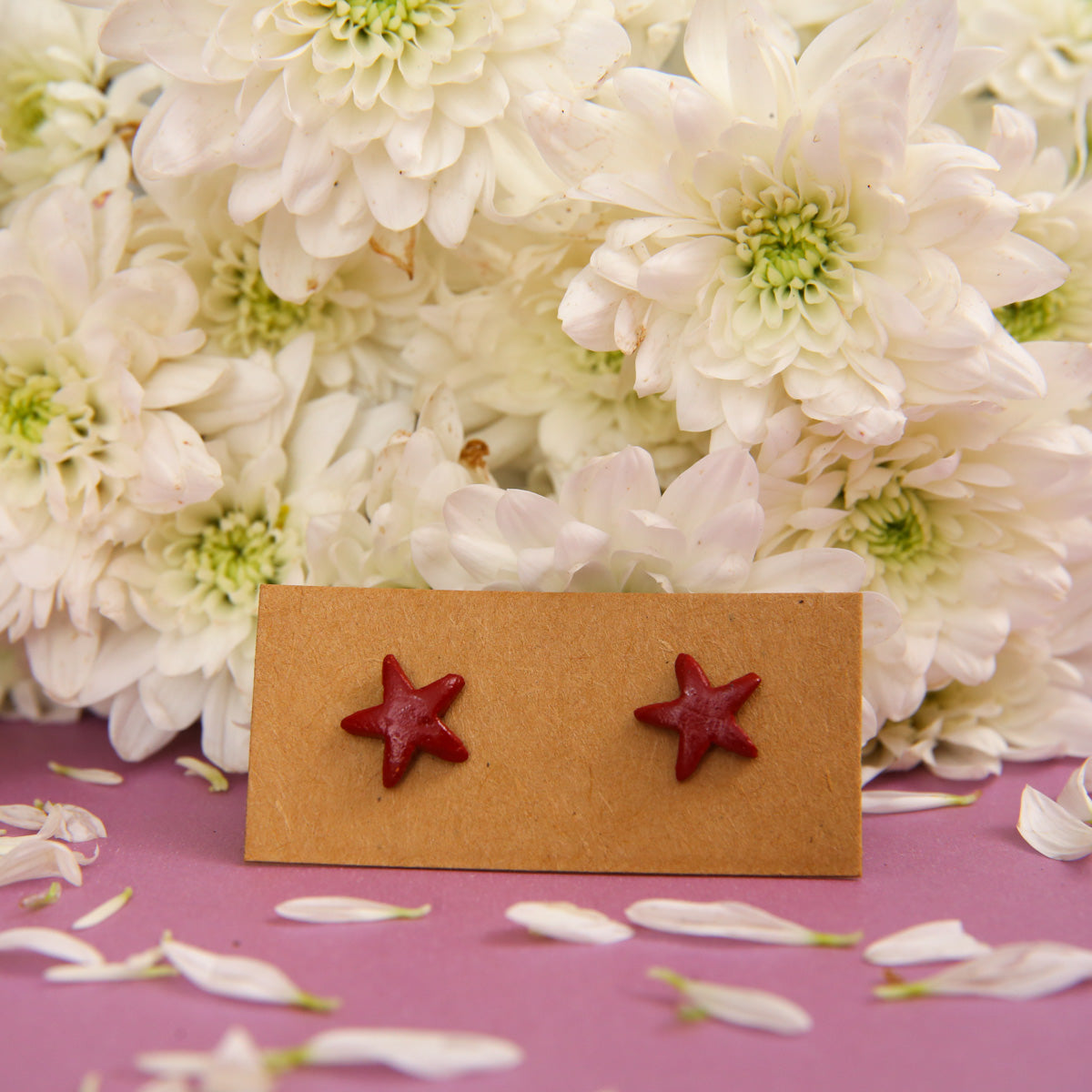 Starfish Terracotta Earrings