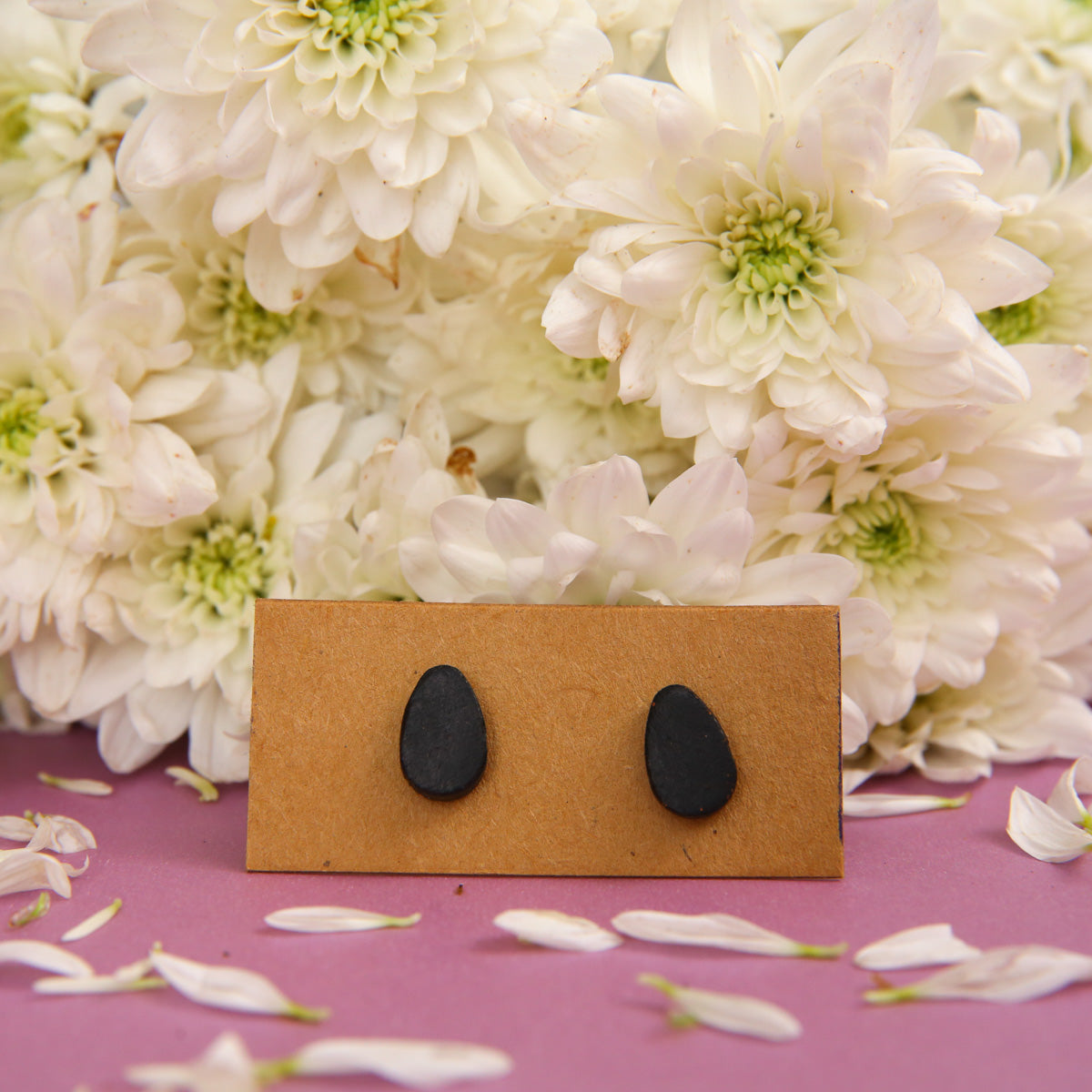 Oval Terracotta Earrings