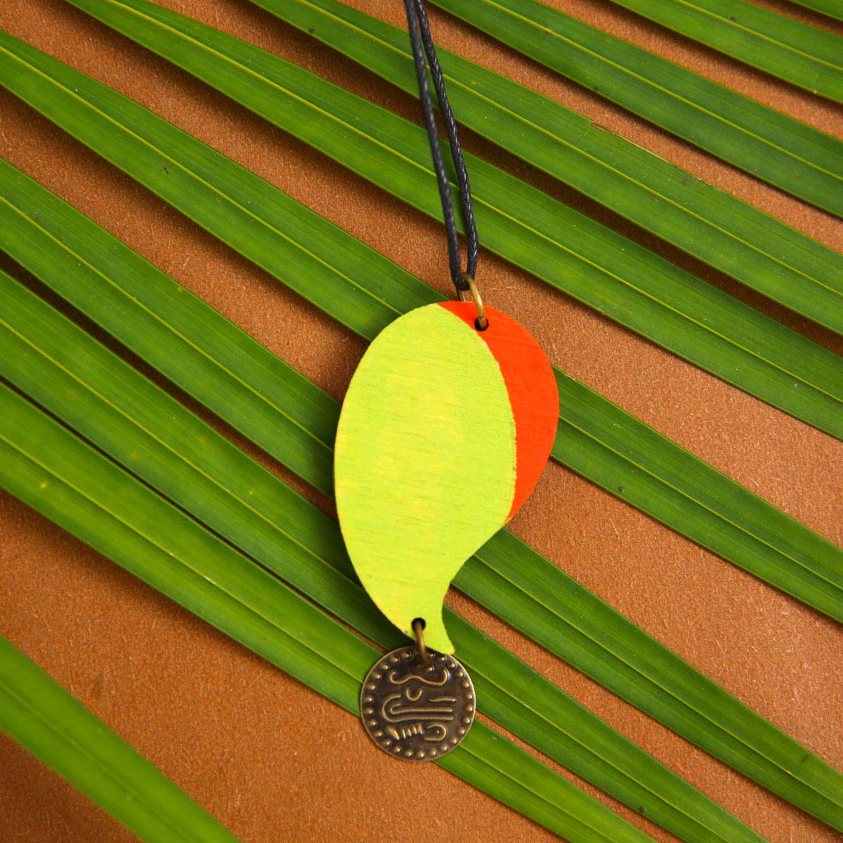 Lime Wooden Necklace