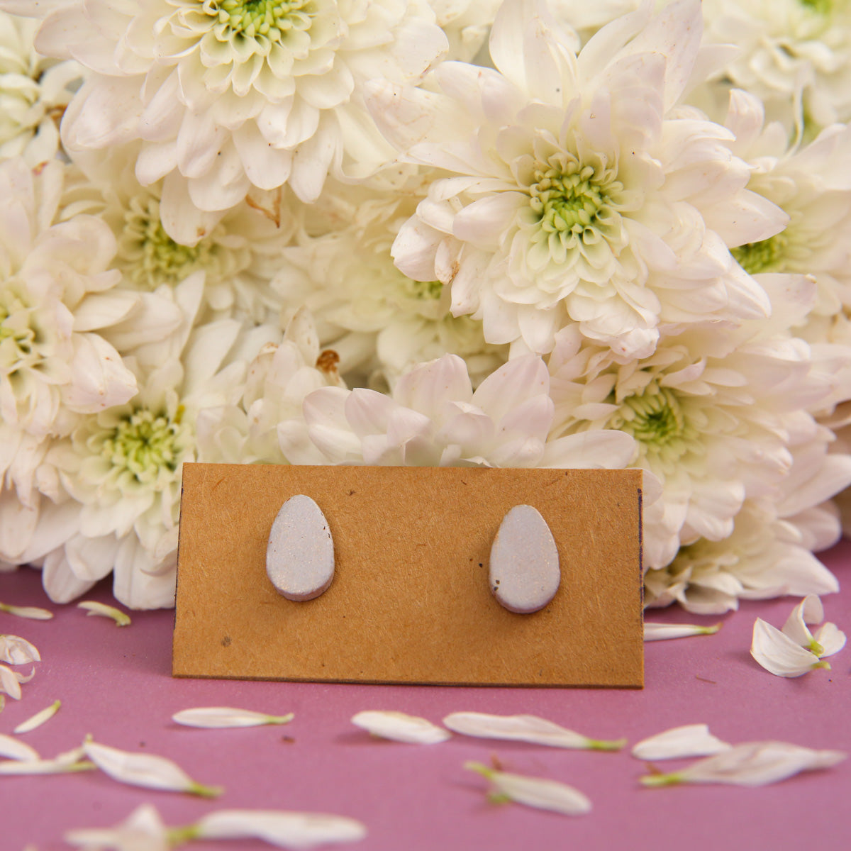 Oval Terracotta Earrings