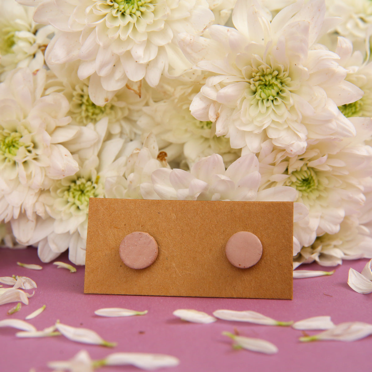 Lilac Terracotta Earrings