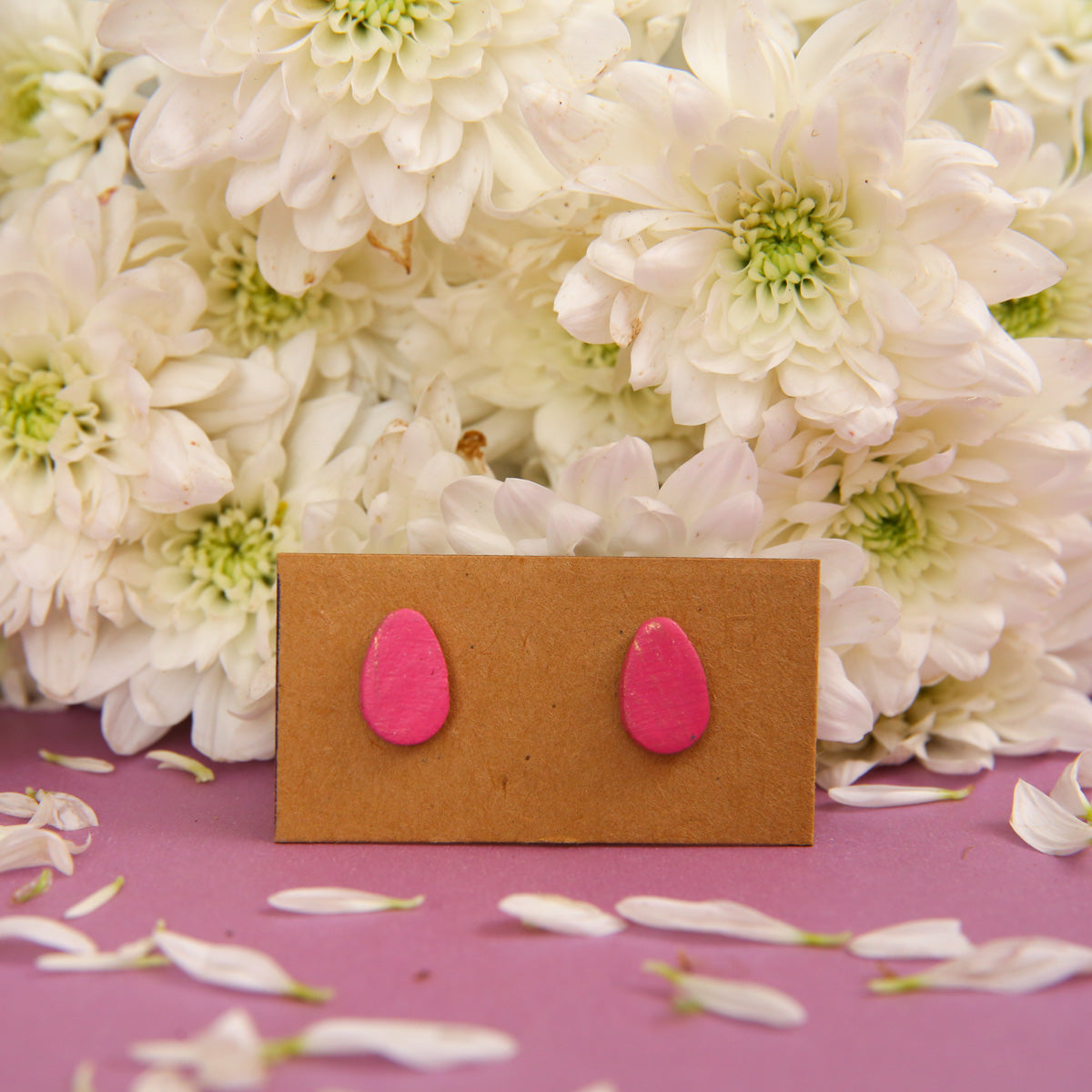 Oval Terracotta Earrings