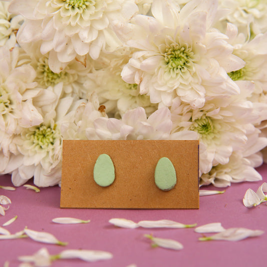 Oval Terracotta Earrings