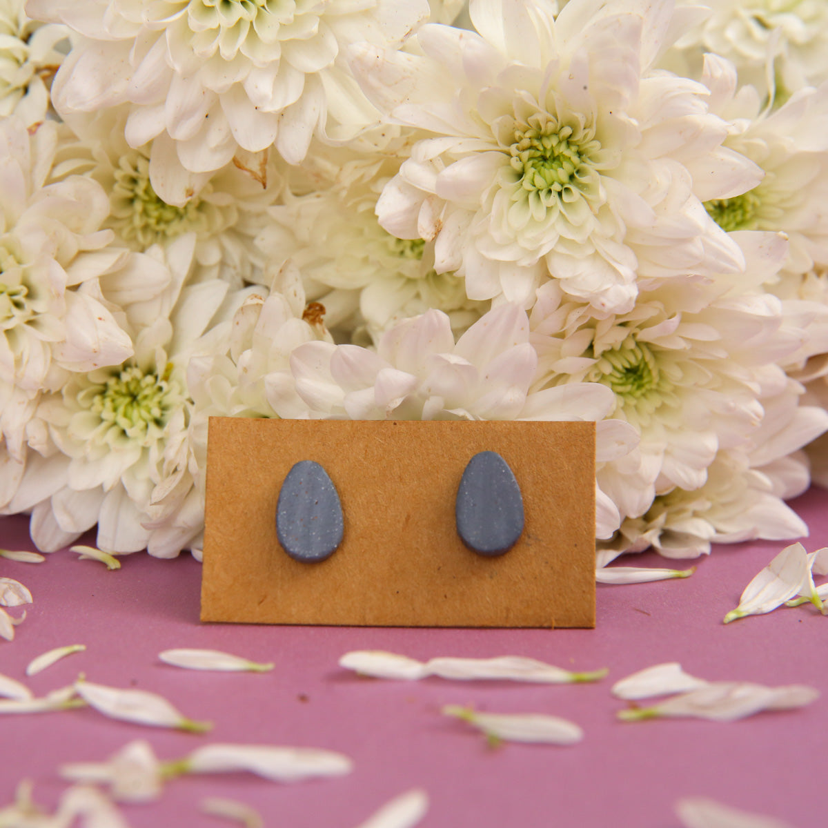 Oval Terracotta Earrings